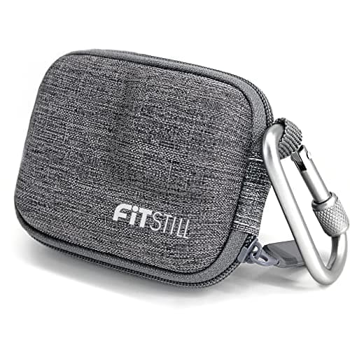 FiTSTILL Black Mini Carrying Case Compatible with Go Pro Hero 12/11/10/9/8/7/(2018)/6/5 Black,DJI Osmo Action1/3,AKASO,Campark,Action Camera