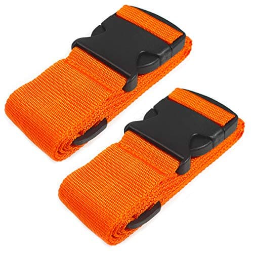 Heavy Duty Luggage Straps for Suitcases Packing Belts Travel Accessories Adjustable Bag Strap 2 Pack