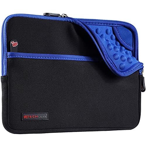TECHGEAR Universal Neoprene Padded Sleeve Case for 9-11" Tablets: iPad Pro/Air 11", iPad A16 10.9", iPad 10.2", Samsung Tab A11 Plus A9+ S10 Lite S9 FE, Lenovo Tab M10 - Shockproof Zipped Pouch