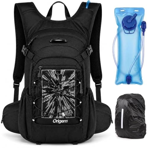 Origem 22L Hydration Backpack with 3L Water Bladder & Rain Cover Men Women