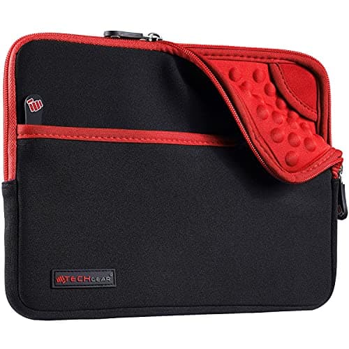 TECHGEAR Universal Neoprene Padded Sleeve Case for 9-11" Tablets: iPad Pro/Air 11", iPad A16 10.9", iPad 10.2", Samsung Tab A11 Plus A9+ S10 Lite S9 FE, Lenovo Tab M10 - Shockproof Zipped Pouch