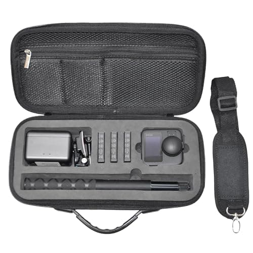 Fotoleey Hard Shell Carrying Case for GoPro Max 2 with Shoulder Strap