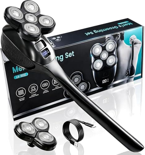 Back Shaver for Men, Rechargeable Electric Back Shaver with Long Handle