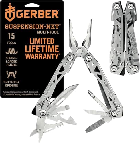 Gerber 31-003345 Suspension NXT Multi-Tool, Silver, Medium