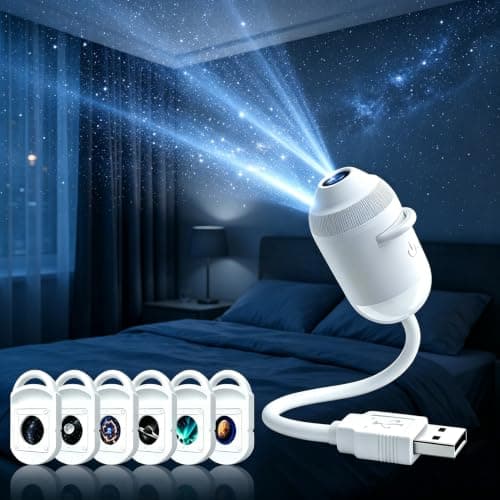 COMAUO NEXT GEN SMART PROJECTION HD 5D Holographic Night Light Projector