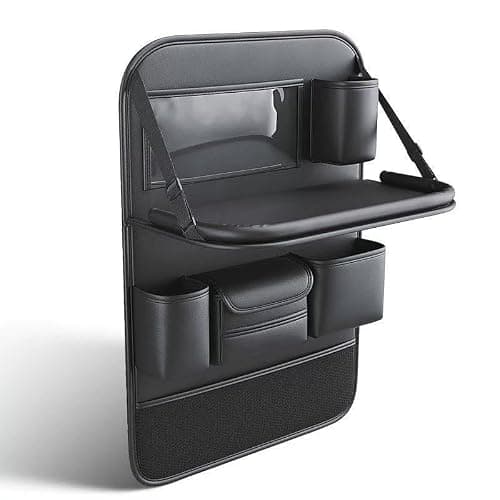 Mautopily Car Seat Organiser with Foldable Car Table