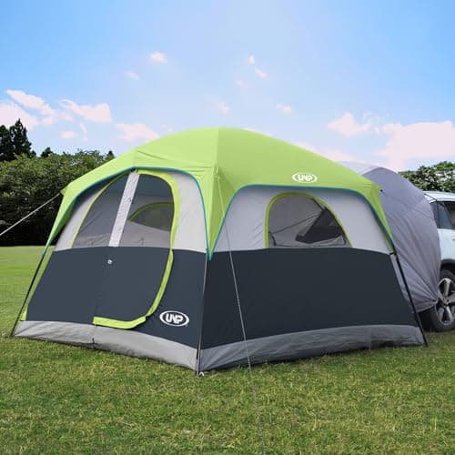 UNP Car Tent for Camping, 6 Man Tent Waterproof Family Tent