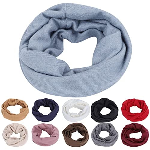Momolaa Unisex Winter Neck Warmer -Neck Gaiter Snood Cold Weather Face Scarf Tube Scarf Knitted Circle Scarf for Women Men Winter Cycling Motorcycle Running Hiking Skiing Clearance Pink