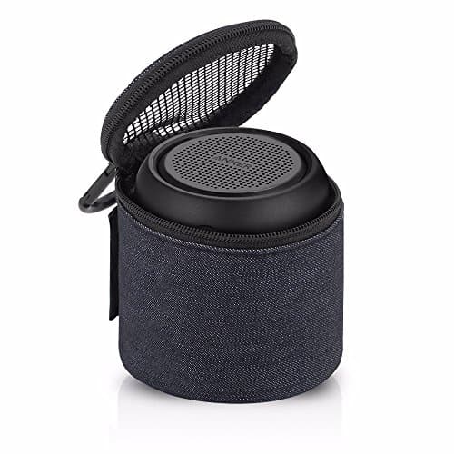 EasyAcc Case for Anker SoundCore Mini/August MS425 Mini Bluetooth Speaker, Premium Portable Speaker Case, Protective Cover, Travel Carry Case with Carabiner