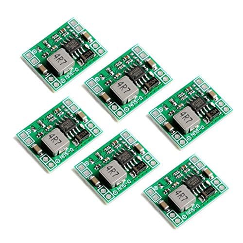 JZK 6x Mini Ultra Small MP1584EN dc Step-Down Module 3A 7V~28V to 5V Fixed Output Voltage Buck Converter
