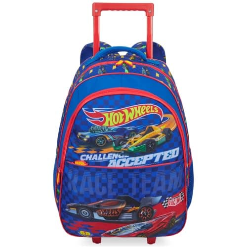 Get Trend Hot Wheels Boys Trolley Bag for Travel and School