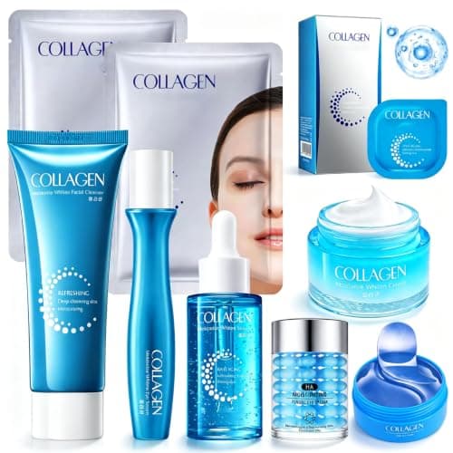 Collagen Skincare Set, Gifts for Women Skin care Set, Pamper Gifts Kits