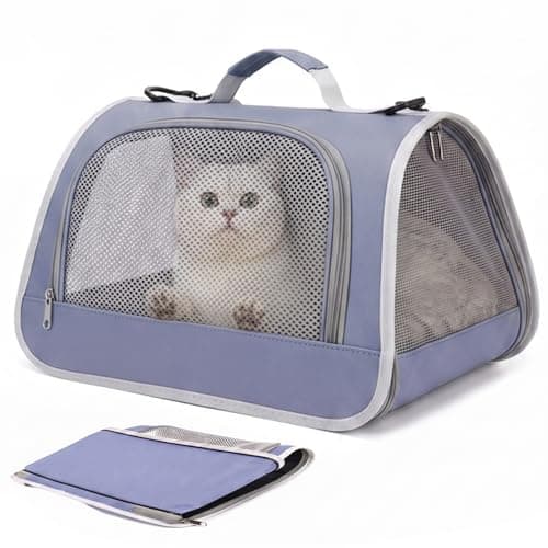 Small Animal Carrier Bag Portable, Portable Cat Guinea Pig Travel Carrier Bag Breathable Rabbit Carrier with Perspective Window for Puppy Dogs for Travel Walking Carrying Hiking Camping