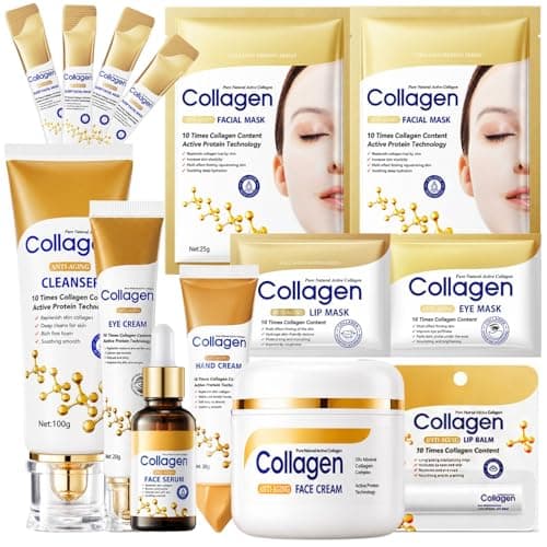 14PCS Skin Care Set, Collagen Gifts For Her With Niacinamide Face Care