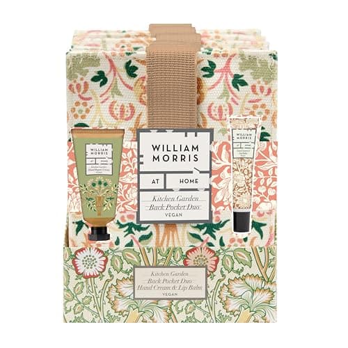 William Morris At Home Hand Cream 30ml Lip Balm 10ml Pouch