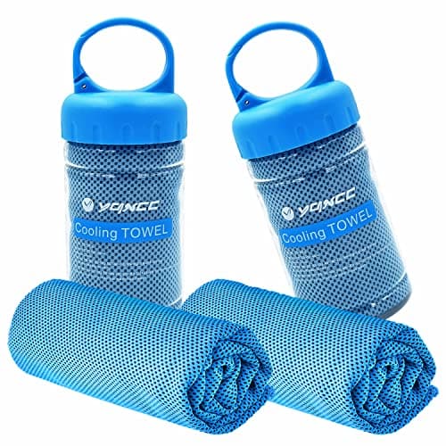 YQXCC Cooling Towels, 120x30 cm, Ice Cool Microfibre Towel for Neck