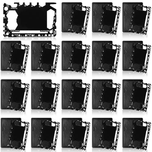 Cholemy 24 Pcs Credit Card Wallet Multitool 46 in 1