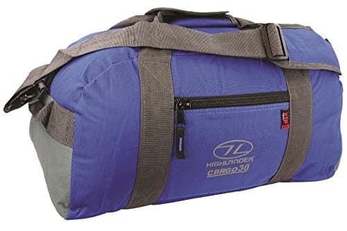 Highlander Large Travel Shoulder Kit Bag Hold All Hold All Blue 30L 45L 65L & 100 L (30L (49x26x25cm))
