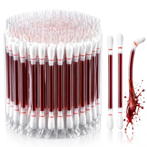 200pcs Iodine Swabs, Iodines Liquid, Disposable Iodi Ne for Wounds, Portable Individually Wrapped Cotton Buds for Nasal Ears Bruise, Emergency Wound Care