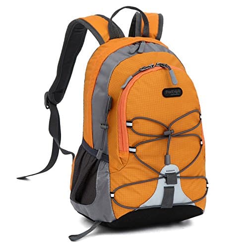 Bseash 10L Small Hiking Backpack for Kids Ages 3-6 Girls Boys Under 4 feet, Mini Waterproof Outdoor Sport Travel Camping Daypack (Orange)