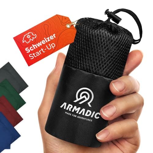 Armadic Ultra Light Small & Slim Microfibre Sleeping Bag (230g) - Ideal for Hiking, Hostels & Mountain Huts