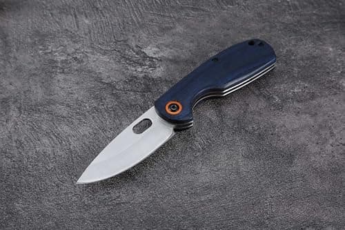 FFT VIPER UK LEGAL FOLDING KNIFE EDC Stainless Steel Folding Pocket Knives WOOD (BLUE)
