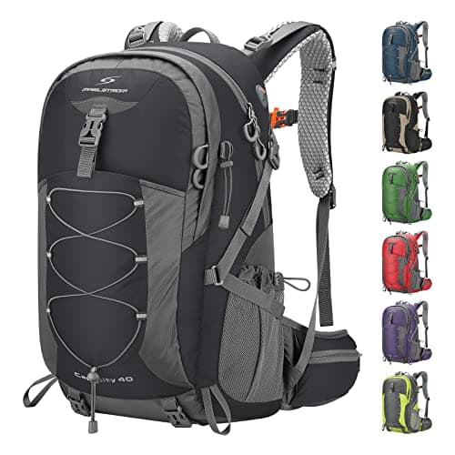 Maelstrom 40L Hiking Backpack, Lightweight Camping Daypack with Rain Cover