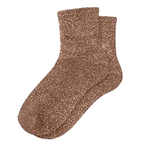 2026 Women's Solid Colour Socks, Everyday Travel Choice, Easy Wardrobe Pairing, Casual Seasonal Essential, Comfortable Daily Styling, for Wear, Rose Gold, Size One