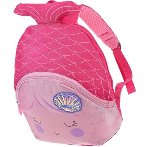 Kids Cartoon Mermaid Backpack, Fashion Nylon Student Schoolbag for Girls