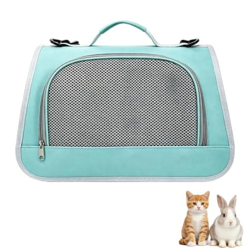 Green Cat Carrier Bag, Portable Pet Carrier For Small Animals,Green Pet Carrier Bag, Small Animal Carrier, Portable Design, Veterinary Visits, Outdoor Adventures, Travel Carrier, Durable Construction