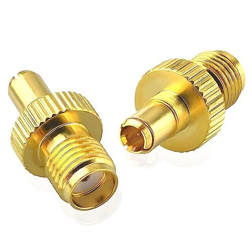 YILIANDUO SMA 4G Antenna Adapter TS9 Male to SMA Female Connector, 2-Pack