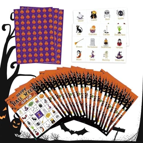 Card Games for Kids Halloween Family Gatherings Interactive Party Board