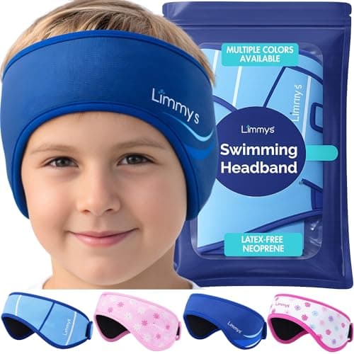 Limmys Swimming Headband for Kids and Adults – Non-Slip Neoprene Ear Band