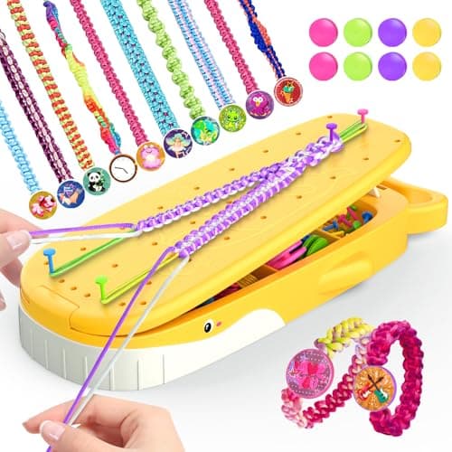 Euclidean Cube Friendship Bracelet Making Kit for Girls 6-12 Art and Crafts