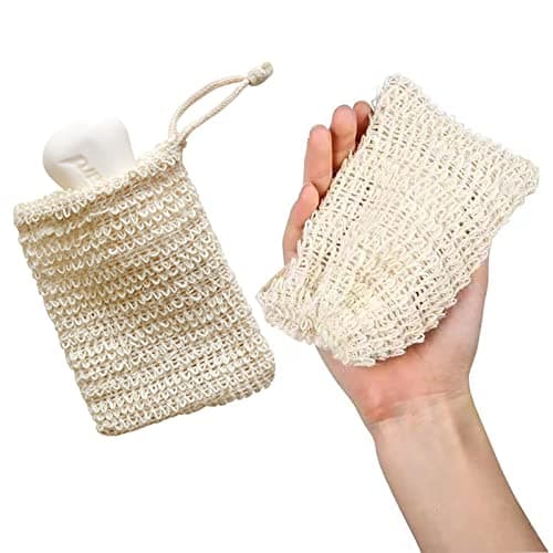 2 Pcs Soap Saver Bag,Soap Bag for Shower,Natural Organic Soap Net