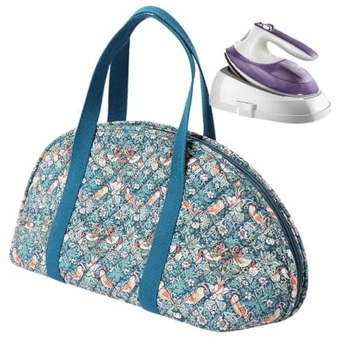 Lightweight Iron Caddy Bag | Smart Irons Travel Carrying Case | Shockproof Heat Resistant Full-Size & Handheld Steam Iron Storage Bag | Portable Organizer Tote for Home Laundry