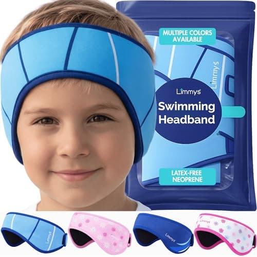 Limmys Swimming Headband for Kids and Adults – Non-Slip Neoprene Ear Band