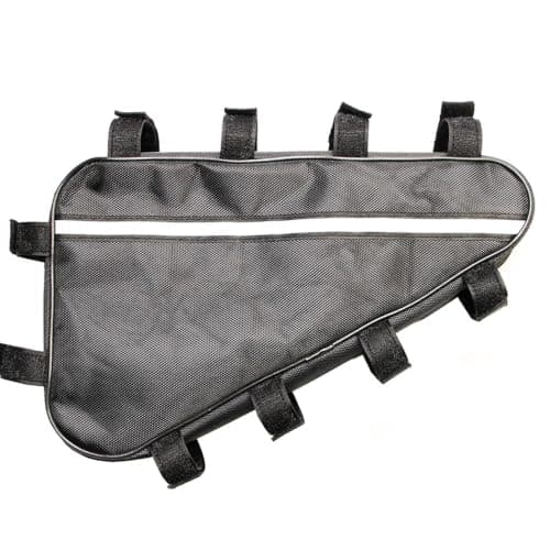 Adoorniequea Bike Frame Bag,22cm,Black *,* *22cm Durable,Black 39 * 36*