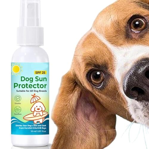 Compact UV Spray, Secure Dog Sunscreen, Effective Puppy Protector, Outdoor Park Hiking Beach Safety, Functional Road Trip Backyard Travel Aid, Animal Gear for Vacation, Camping, Adventure, 50g