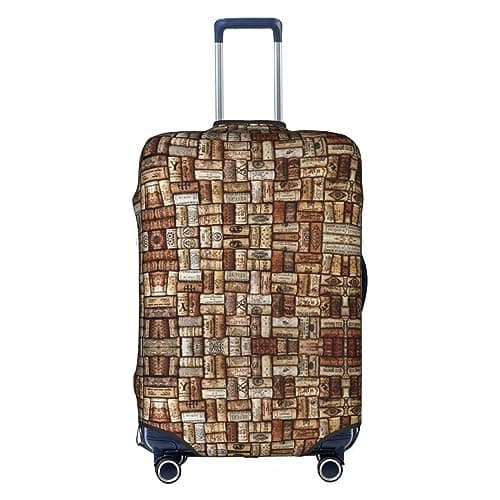 FSCEV Wine Cork Trolley Suitcase Protective Cover Business Travel Luggage Protector Fashion 18-32 Inches