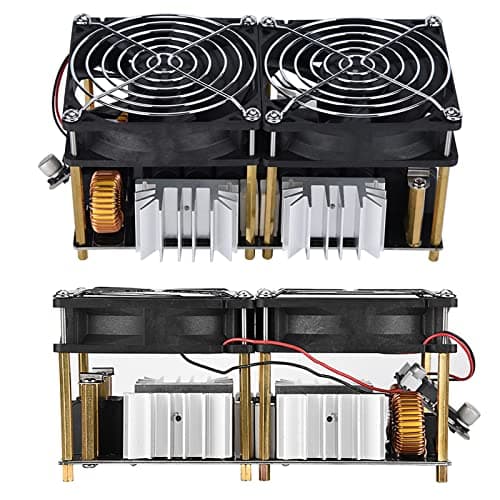 Tomantery 1800W ZVS Induction Heating Board Module Efficient Fast Heater for Metal Melting Graphite Crucible Heating, Generator Voltage Inverter