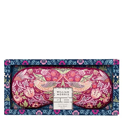 William Morris At Home Sleep Eye Mask, Dried Lavender, Velvet Straps