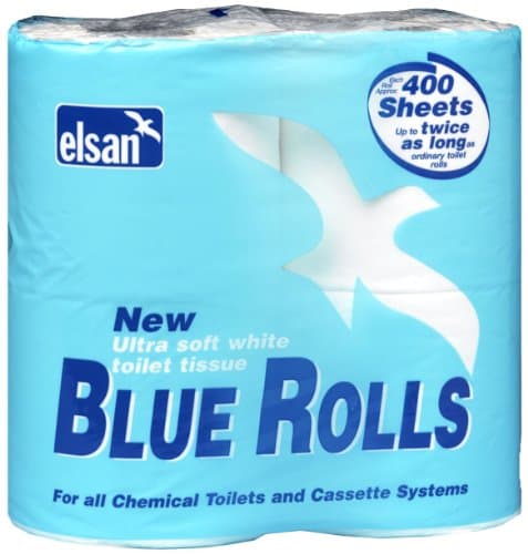 Elsan ROL04 Toilet Rolls - Blue, Size 4 x 400