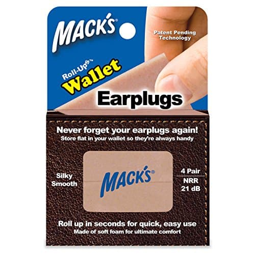 Macks Roll-ups Wallet Earplugs, 4-Count (Pack of 3)