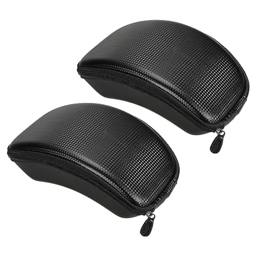 PATIKIL Hard Ski Goggle Case, 2 Pack EVA Sports Glasses Case Shockproof Snowboard Goggles Box, 8.66" x 5.51" x 3.54"