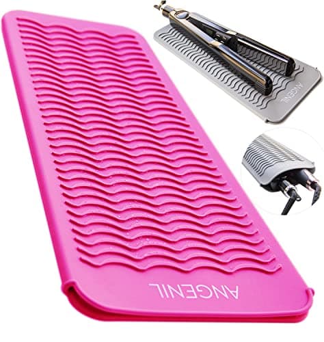 ANGENIL Heat Mat Pouch Titanium Flat Iron Curling Crimper Tools Food Grade