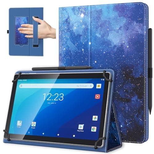 TiMOVO Universal Case for 10.1 Inch Android Tablet, Blue Starry Sky