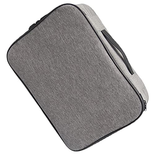 Warmhm Lockable Document File Organizer Oxford Cloth Large Capacity Box