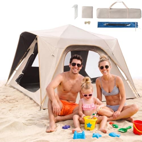 Beach Dome Shelter, Instant Camping Tent for Beach, Hiking & Garden