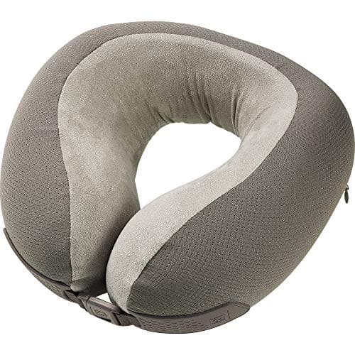 Go Travel Memory Foam Neck Pillow - Dreamer Support for Flights, Grey